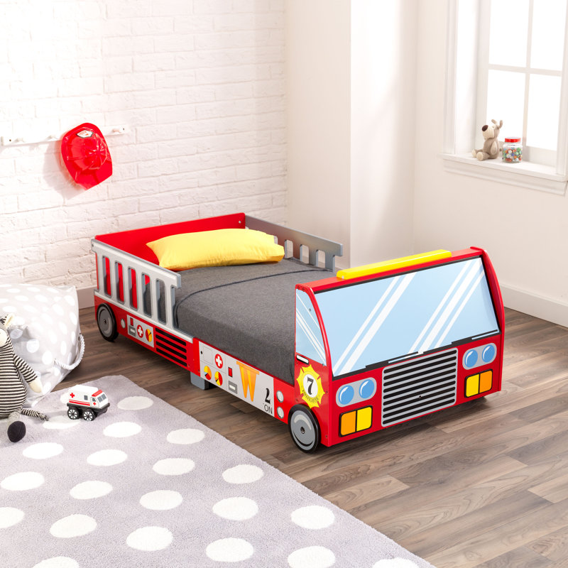 KidKraft Firefighter Toddler Car Bed & Reviews Wayfair